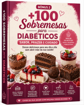 +100 sobremesas para diabéticos sem açúcar
