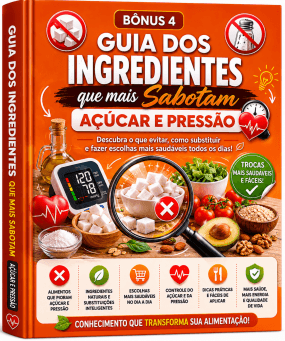Guia dos ingredientes que mais sabotam açúcar e pressão